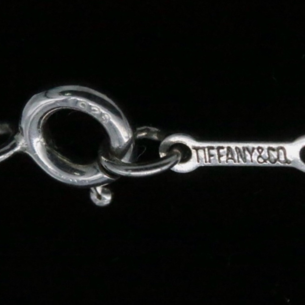 Tiffany & Co. Elsa Peretti 925 Sterling Silver Teardrop Necklace Authentic - Picture 7 of 8